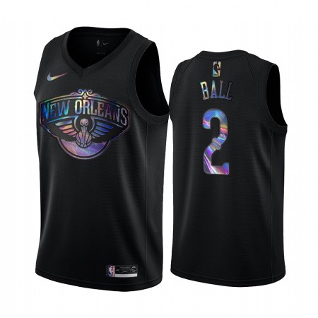 New Orleans Pelicans Lonzo Ball 2 Iridescent HWC Collection Miesten Pelipaidat Swingman